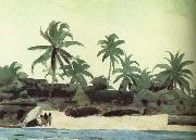 Winslow Homer Black Lodge painting